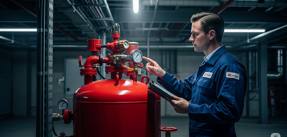 Sulu Sprinkler Söndürme Sistemi