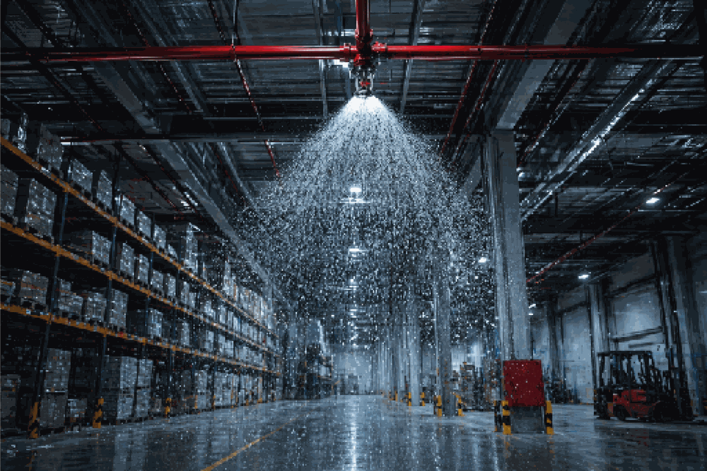 Sulu Sprinkler Söndürme Sistemi