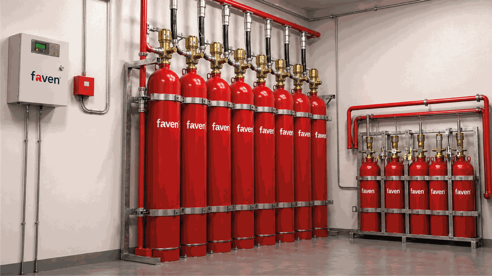 FM-200 (HFC-227ea) Gazlı Söndürme Sistemi